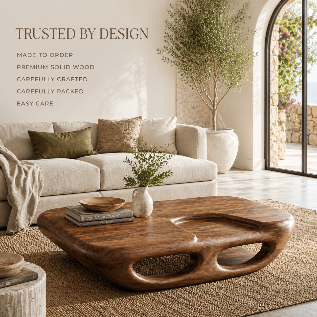 Alden Curved Wood Coffee Table - Design 270 - product image 09
