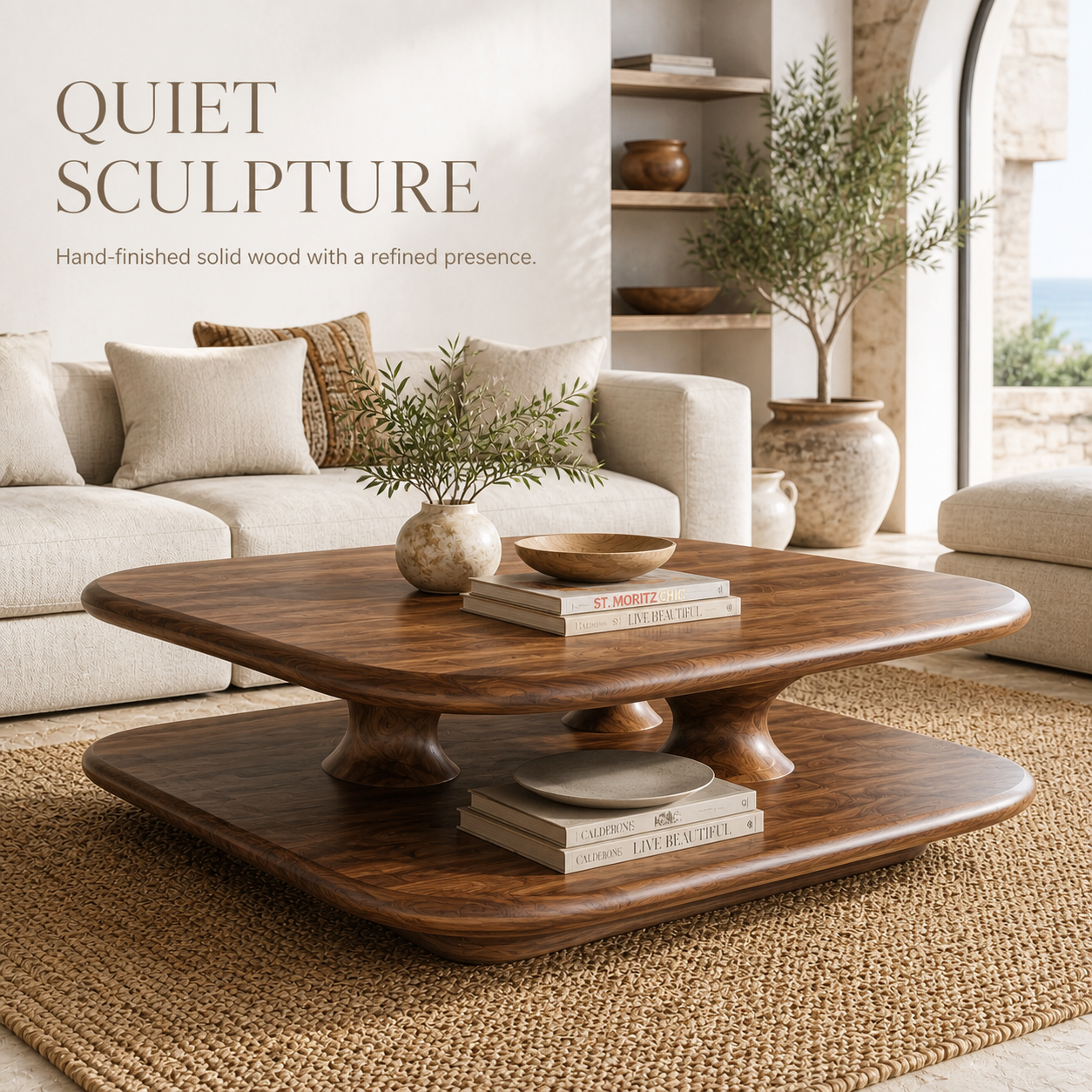 Aurelle Sculptural Coffee Table - Design 272 - product image 02