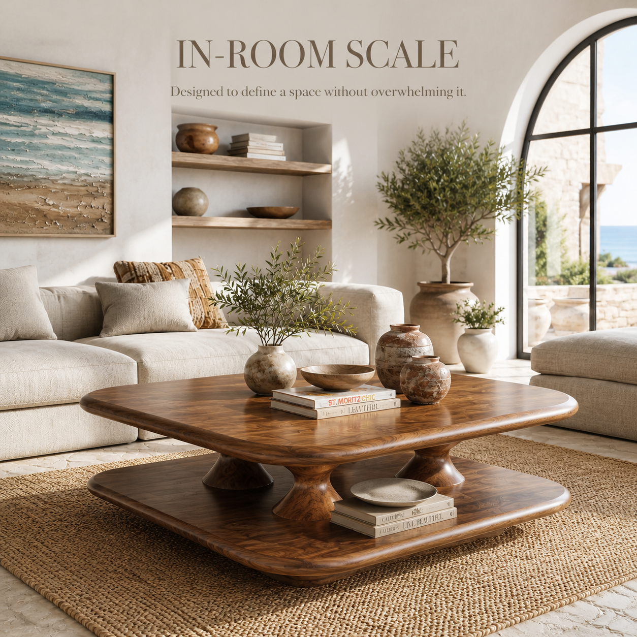 Aurelle Sculptural Coffee Table - Design 272 - product image 04