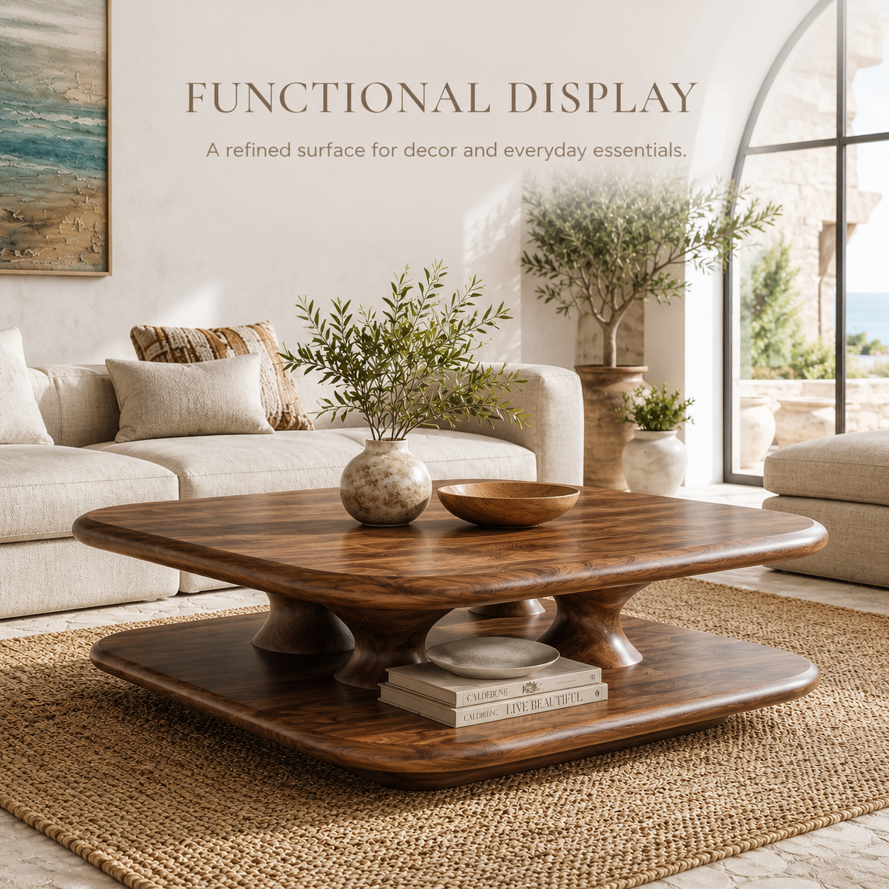 Aurelle Sculptural Coffee Table - Design 272 - product image 07