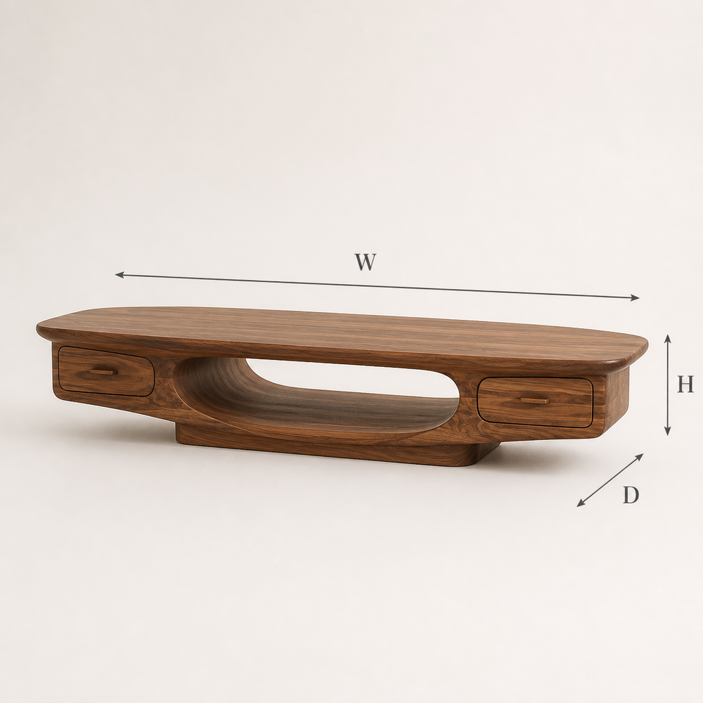 Elara Soft Curve Coffee Table - Design 277 - product image 08