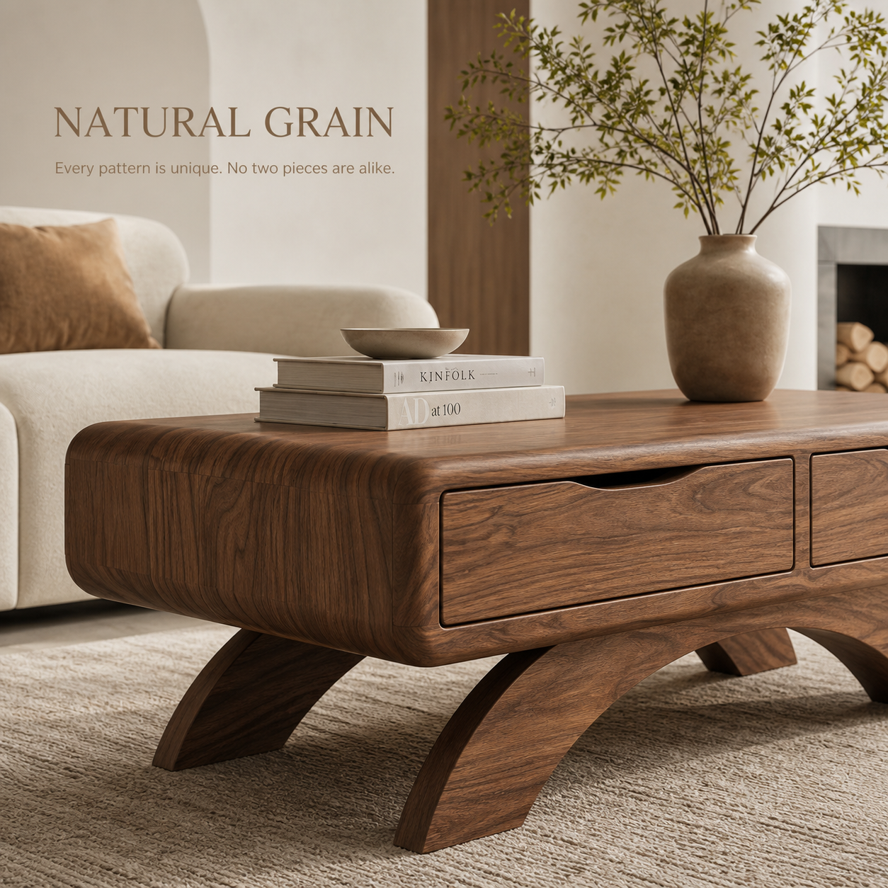 Nolan Arc Living Room Coffee Table - Design 279 - product image 05