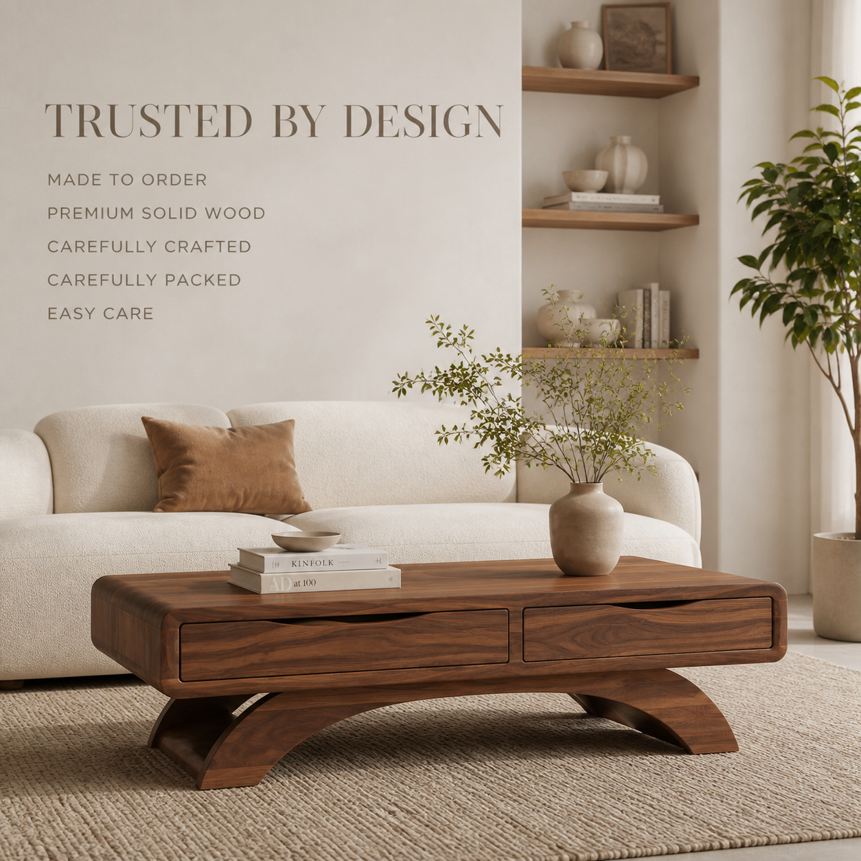 Nolan Arc Living Room Coffee Table - Design 279 - product image 09