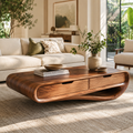 Liora Warm Walnut Coffee Table - Design 280 - main view