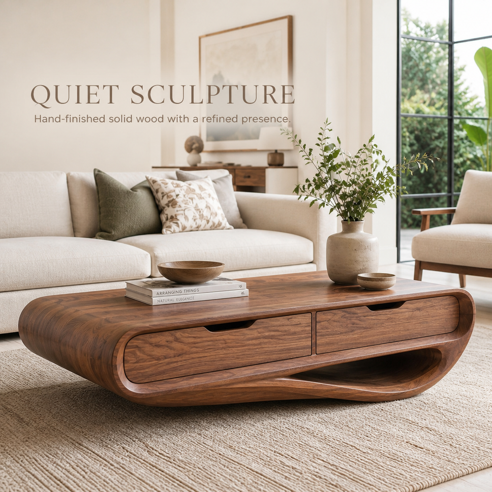 Liora Warm Walnut Coffee Table - Design 280 - product image 02