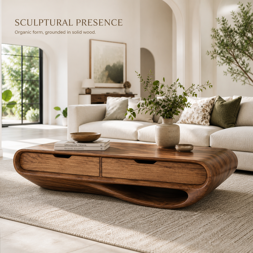 Liora Warm Walnut Coffee Table - Design 280 - product image 03