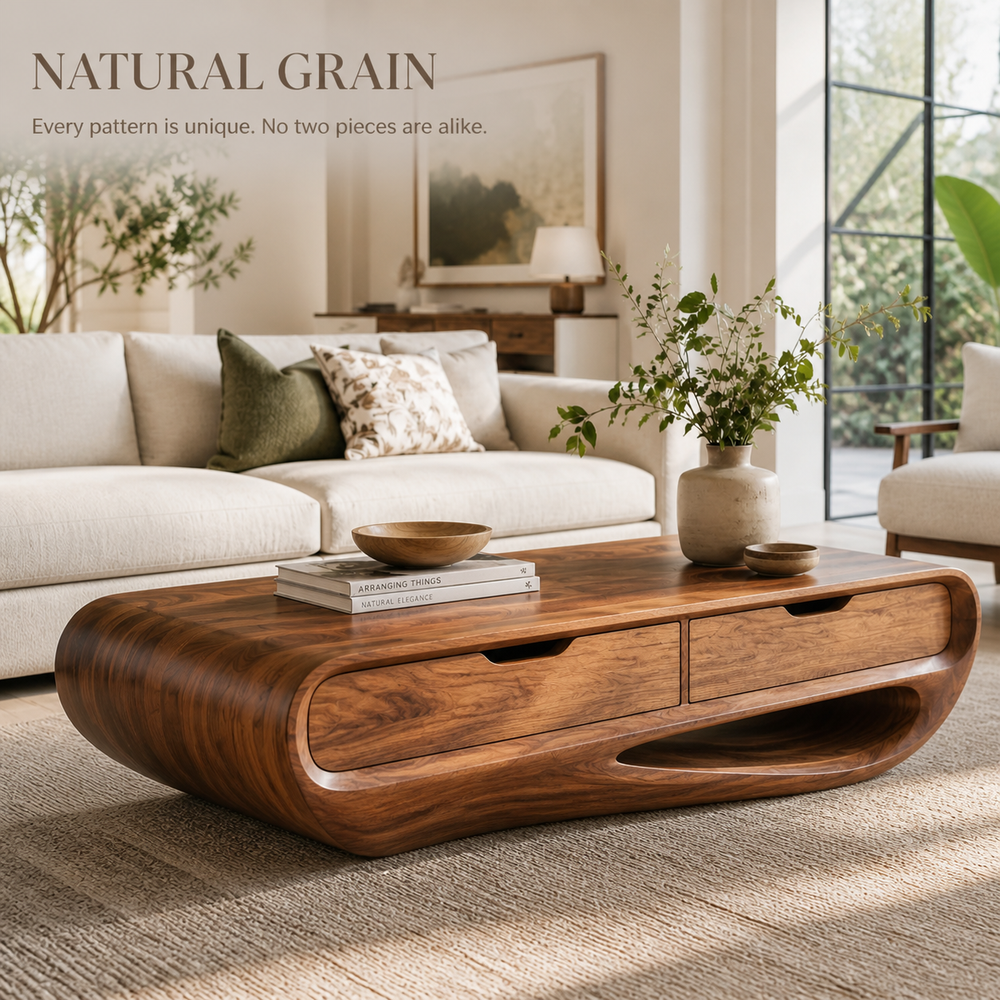 Liora Warm Walnut Coffee Table - Design 280 - product image 05