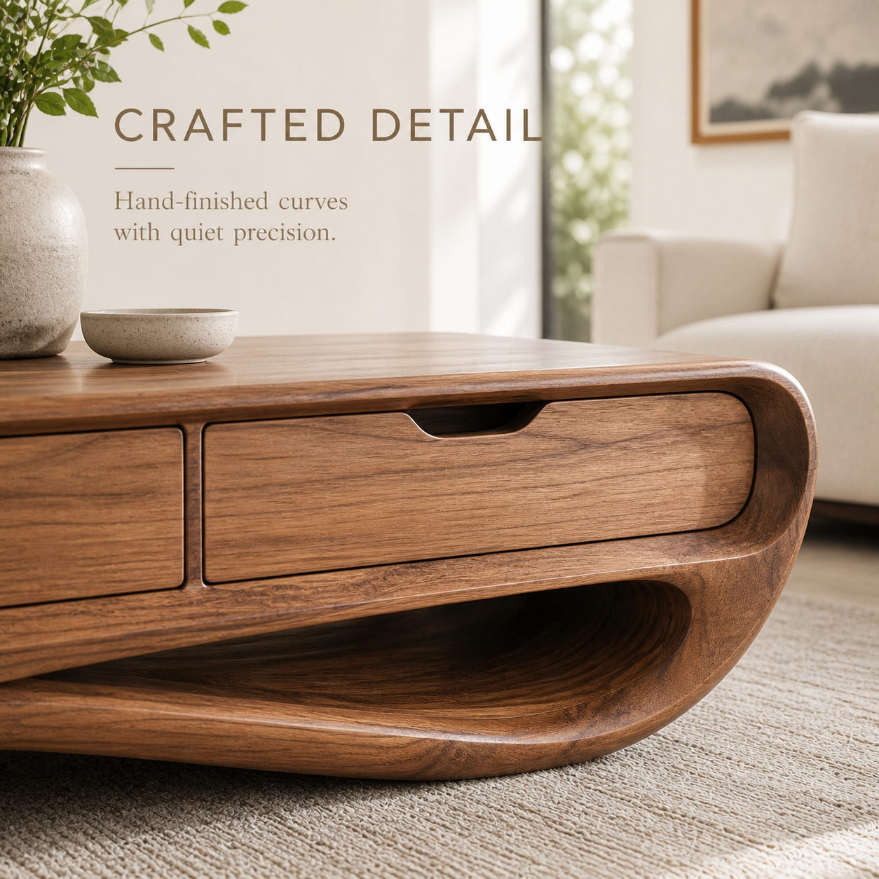 Liora Warm Walnut Coffee Table - Design 280 - product image 06