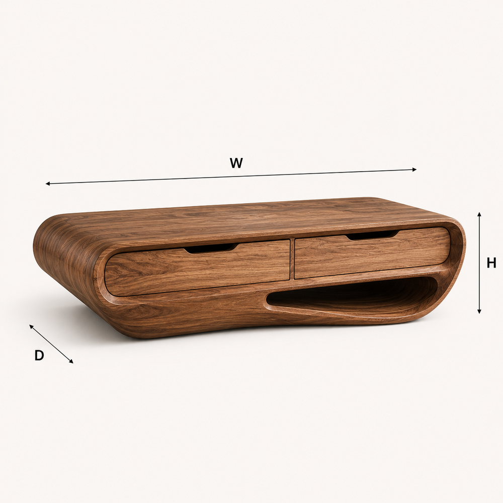 Liora Warm Walnut Coffee Table - Design 280 - product image 08