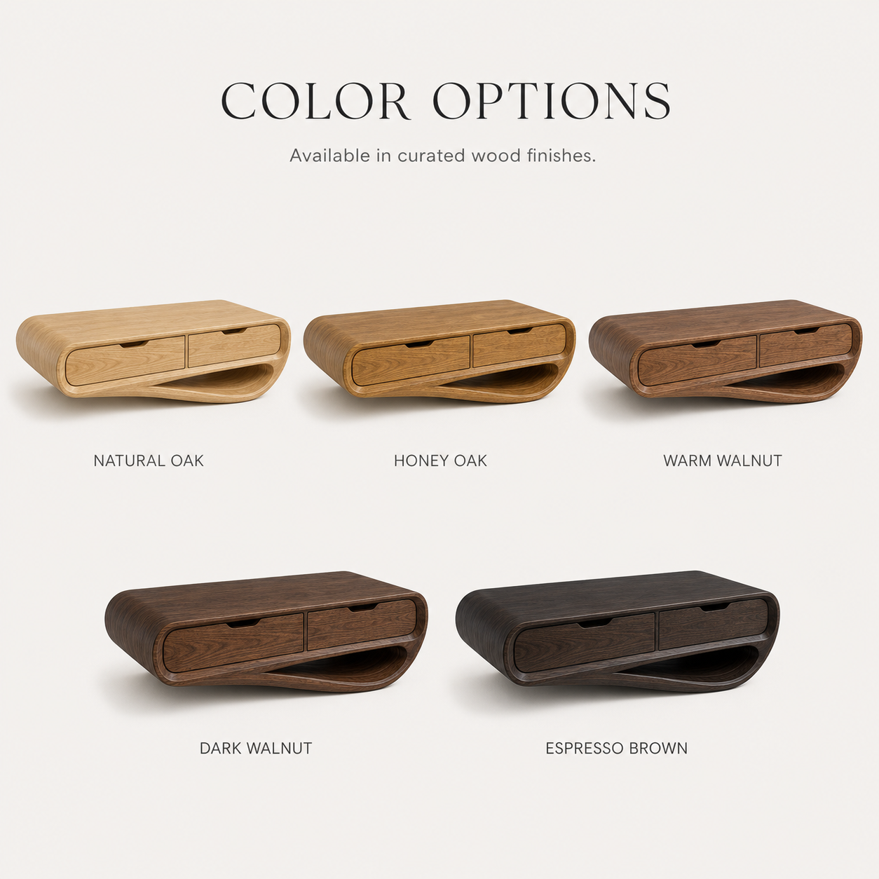 Liora Warm Walnut Coffee Table - Design 280 - product image 11