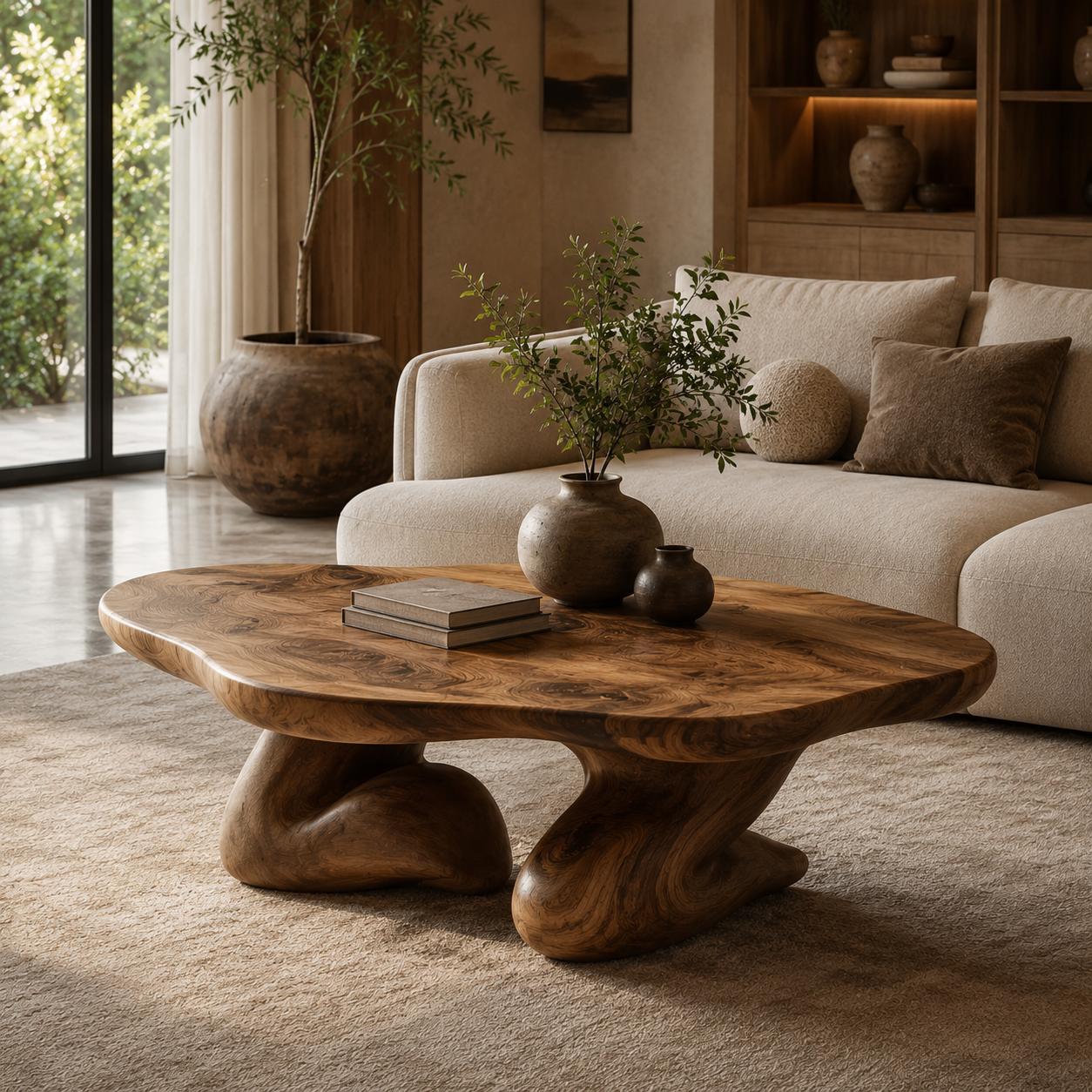 Brielle Sculpted Coffee Table - Design 282 - main view