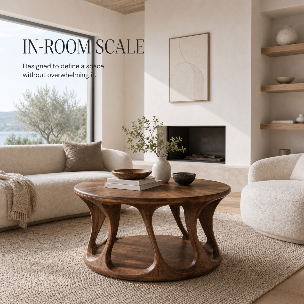 Arden Organic Round Coffee Table - Design 283 - product image 04