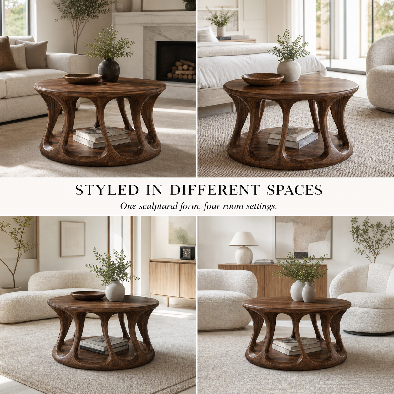 Arden Organic Round Coffee Table - Design 283 - product image 10