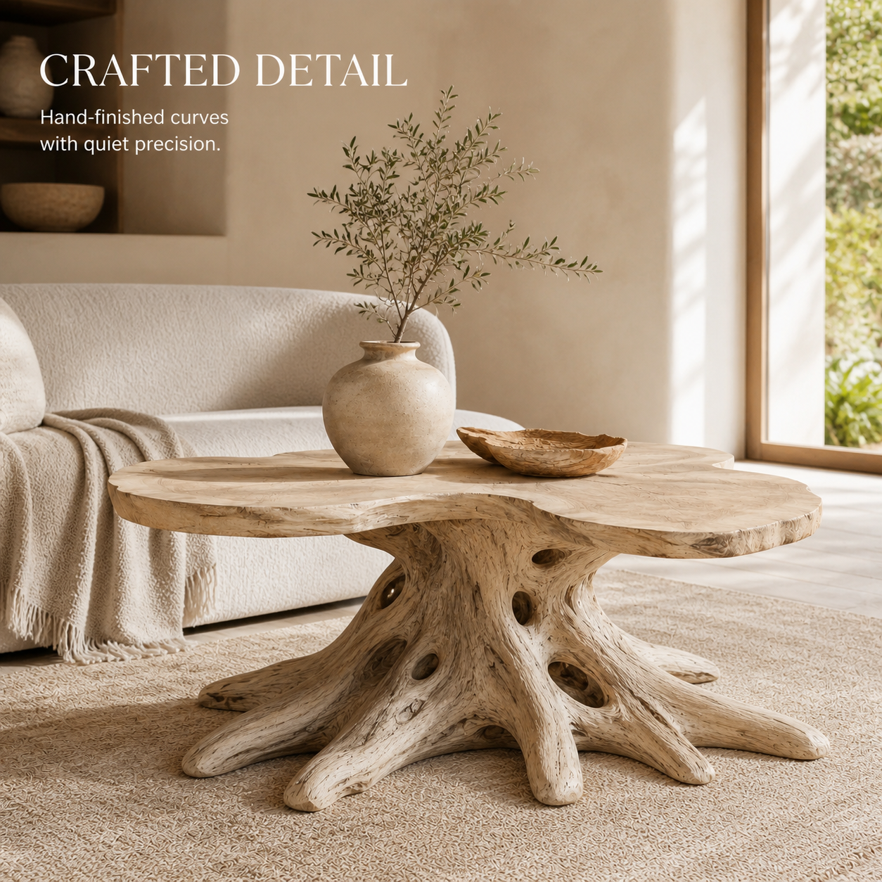 Caldera Sculptural Round Coffee Table - Design 284 - product image 06