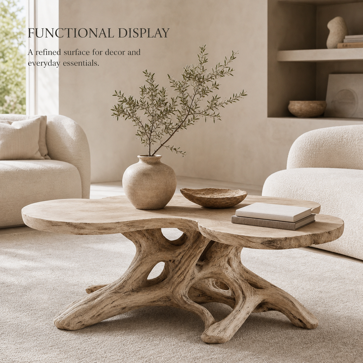 Caldera Sculptural Round Coffee Table - Design 284 - product image 07