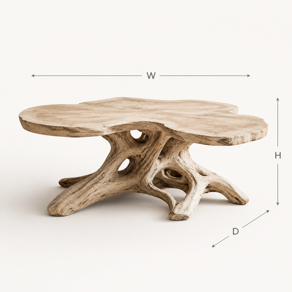 Caldera Sculptural Round Coffee Table - Design 284 - product image 08