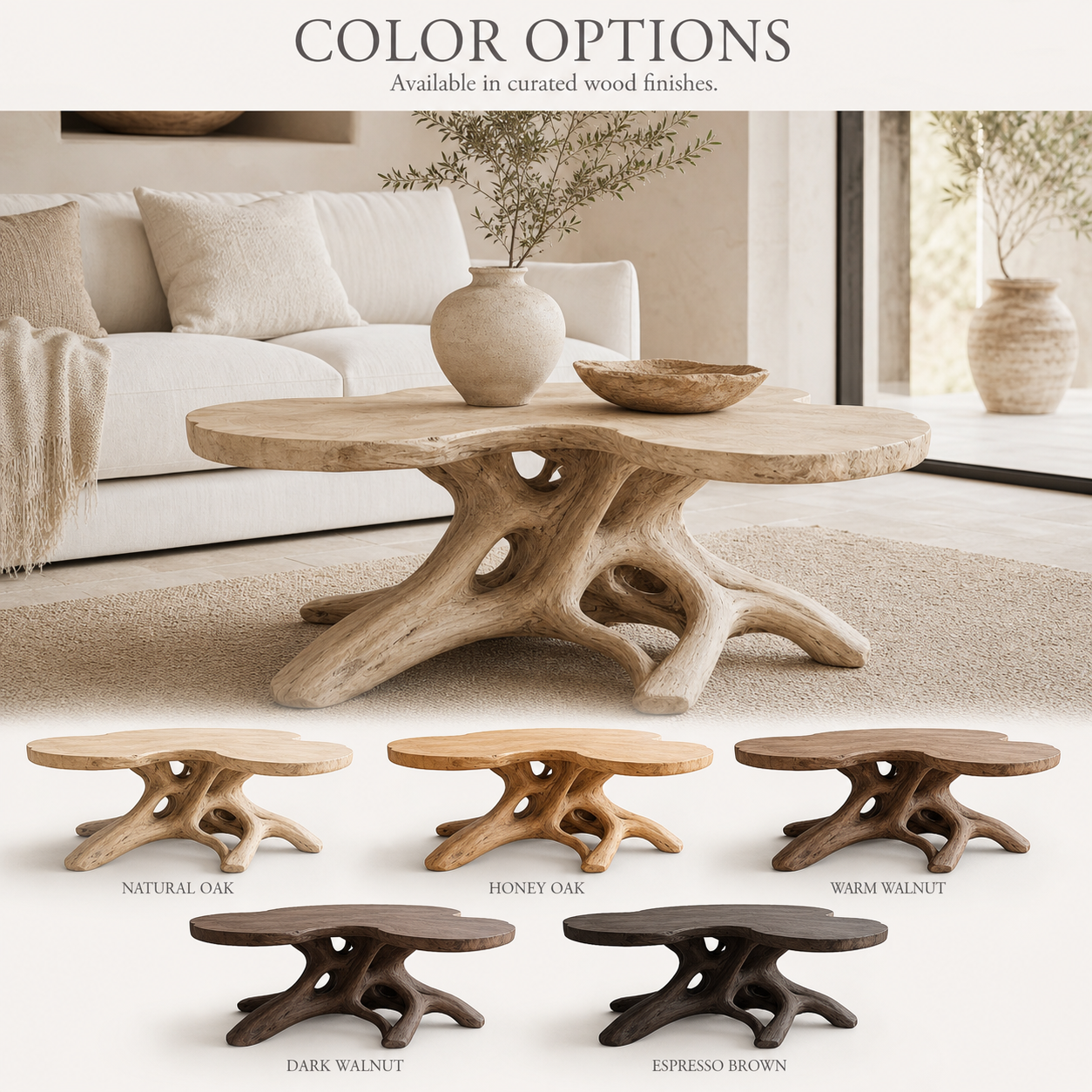 Caldera Sculptural Round Coffee Table - Design 284 - product image 11