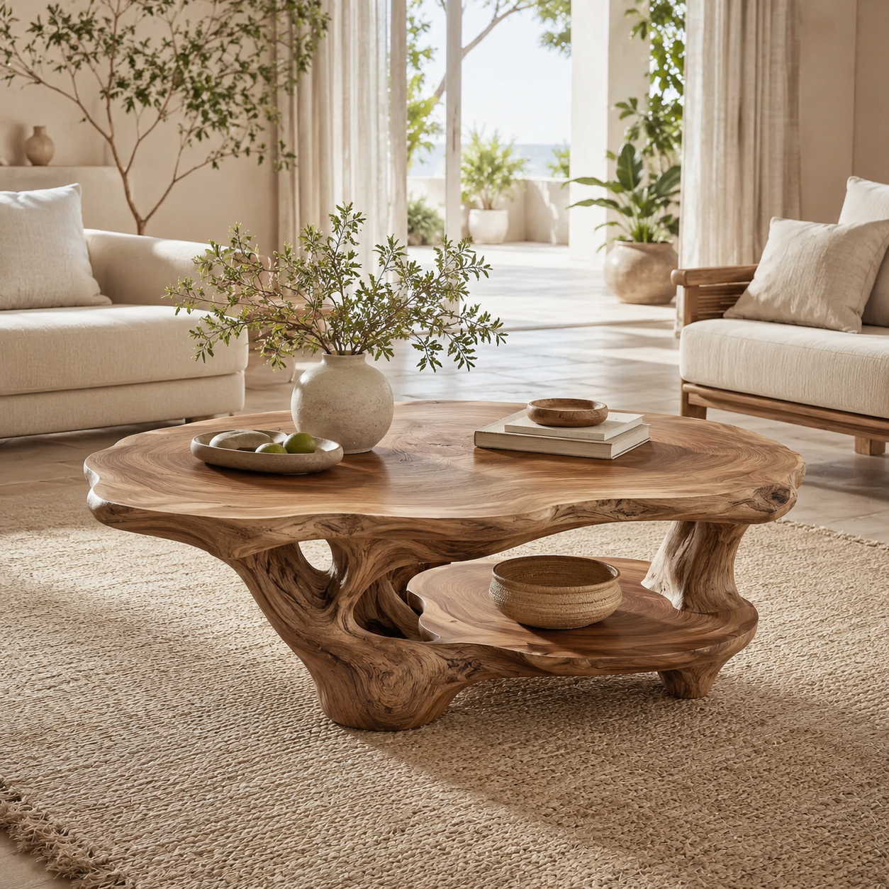 Soren Curved Base Coffee Table - Design 285 - main view