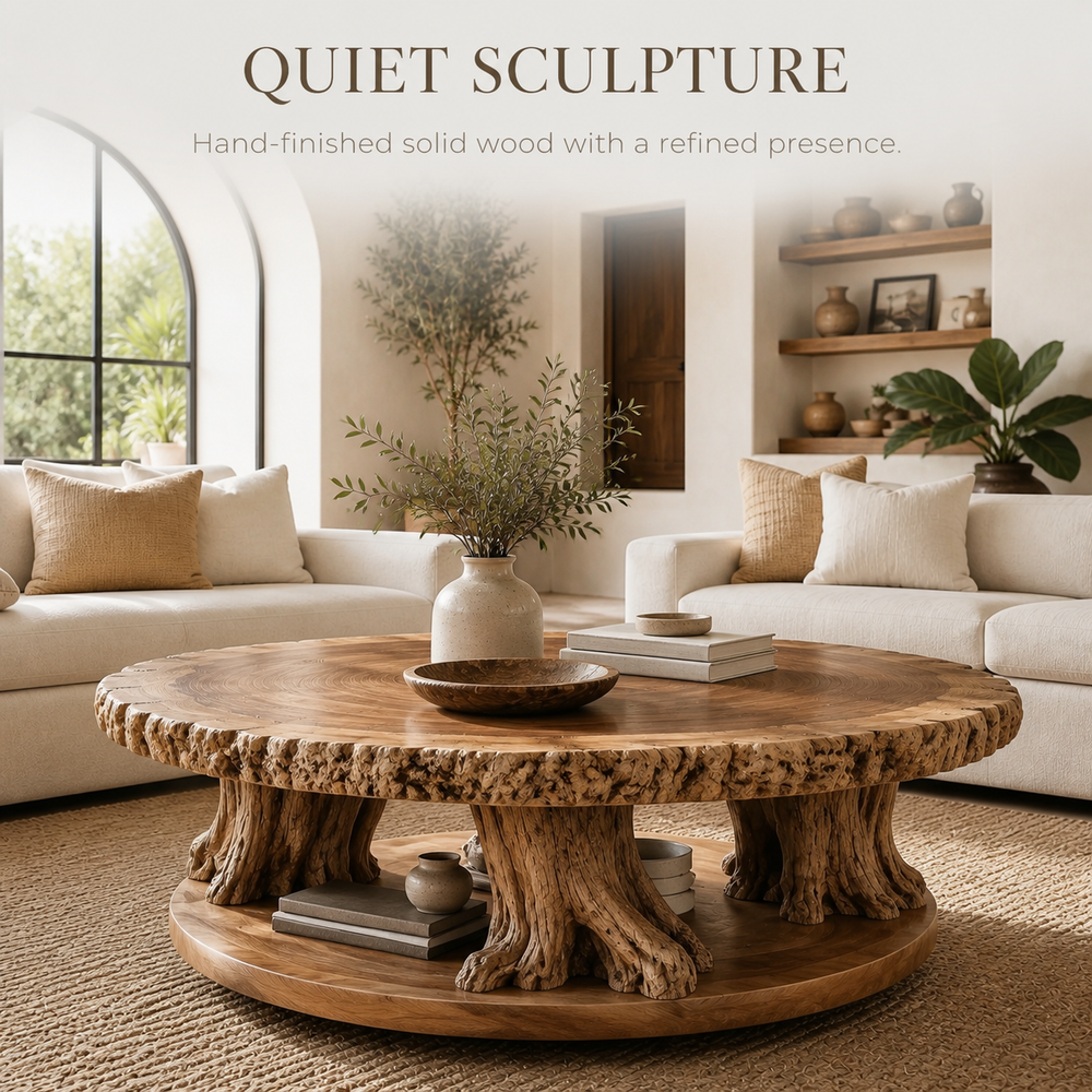 Elara Rounded Living Room Coffee Table - Design 286 - product image 02