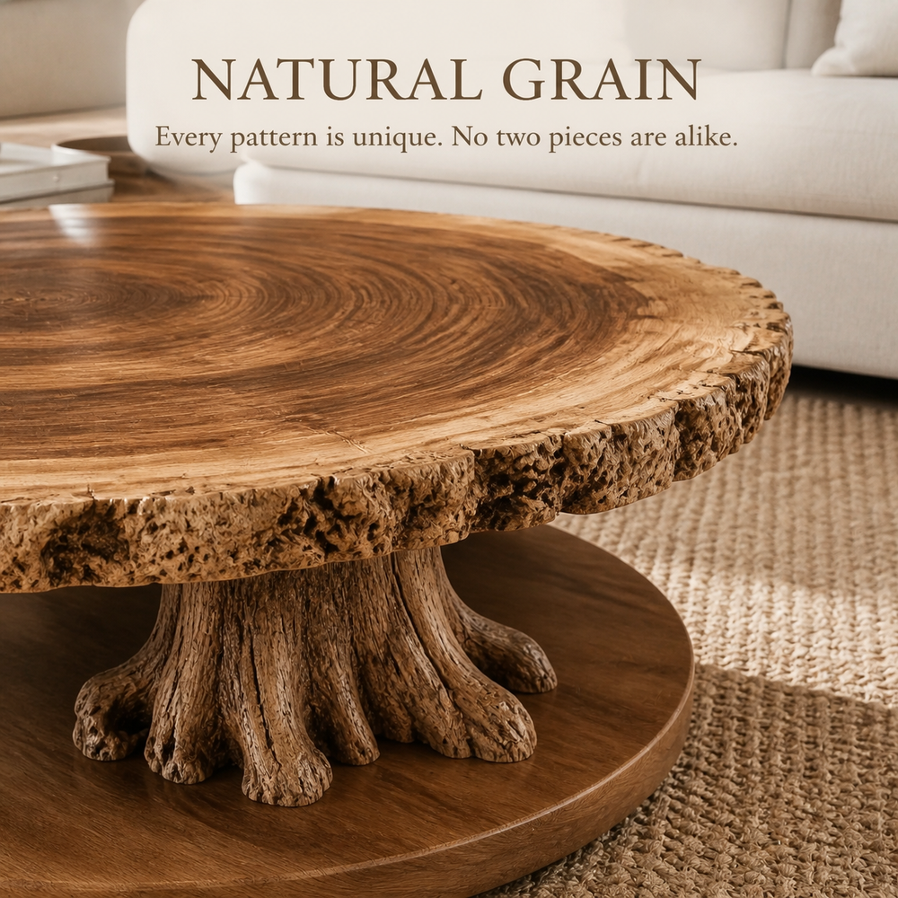 Elara Rounded Living Room Coffee Table - Design 286 - product image 05