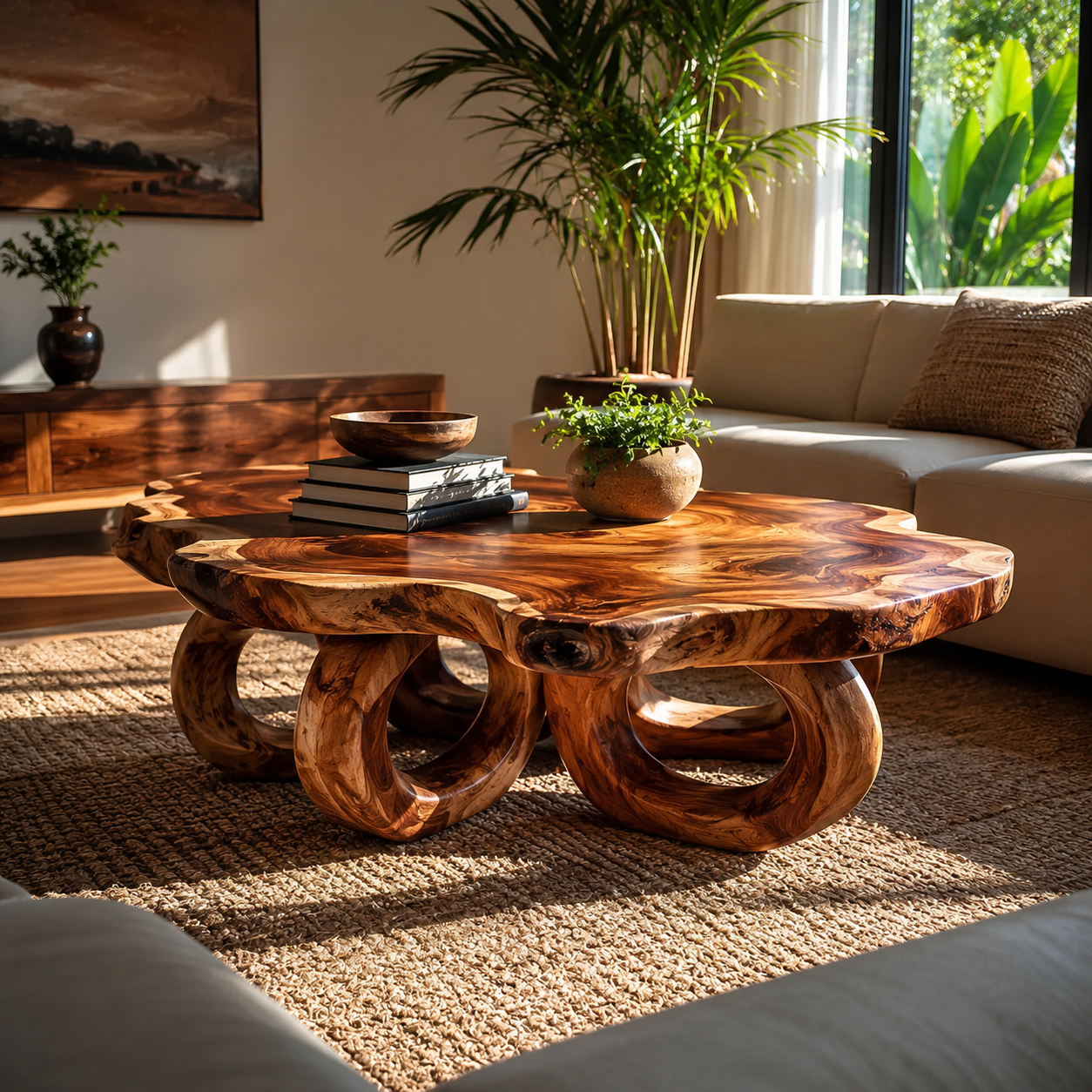 Nolan Arc Round Coffee Table - Design 288 - main view