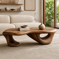 Marin Rounded Wood Coffee Table - Design 291 - main view