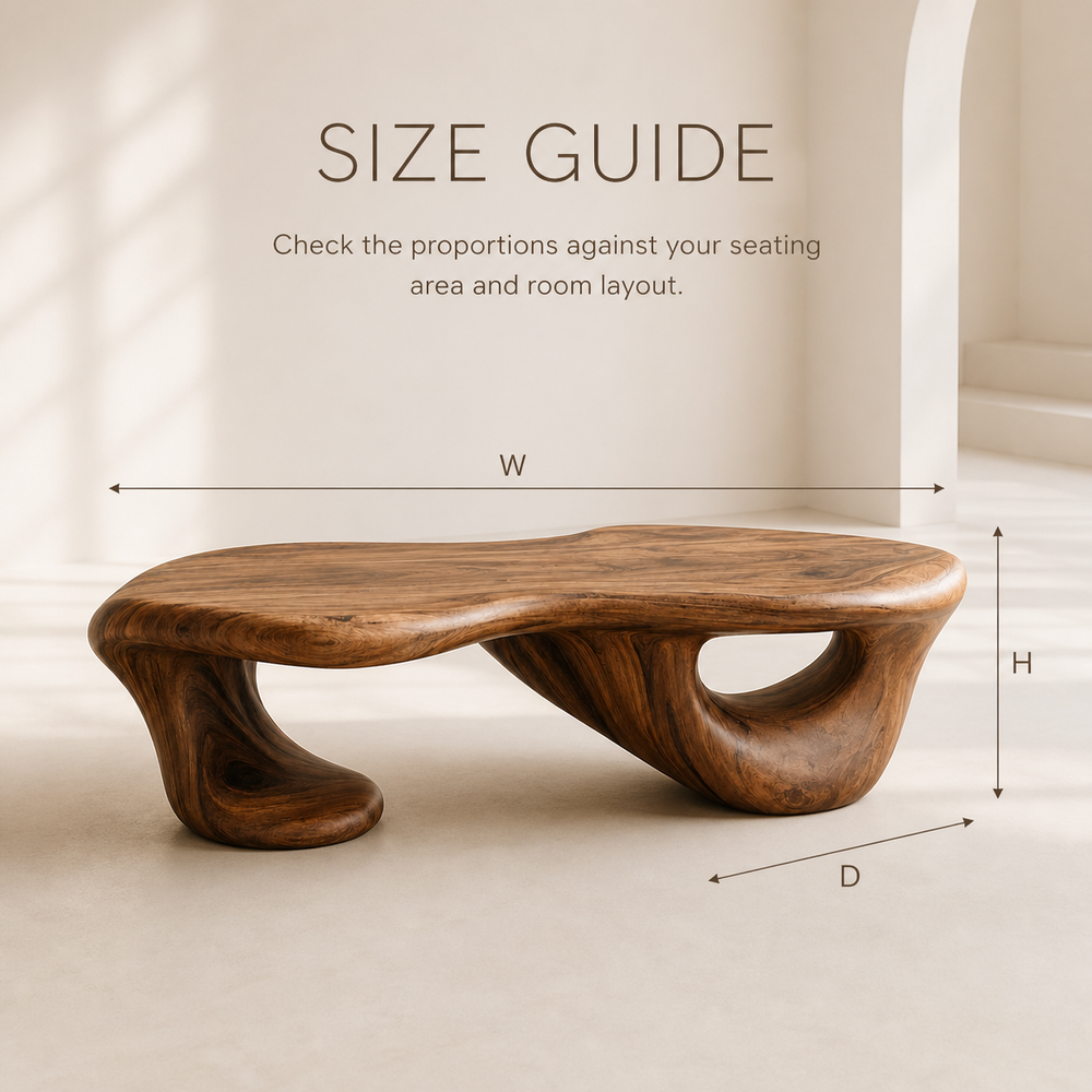Marin Rounded Wood Coffee Table - Design 291 - product image 08
