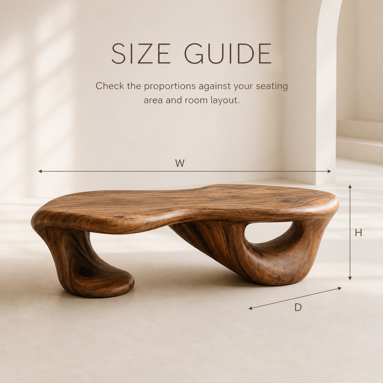Marin Rounded Wood Coffee Table - Design 291 - product image 08