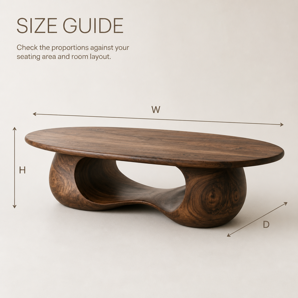 Caldera Organic Coffee Table - Design 292 - product image 08