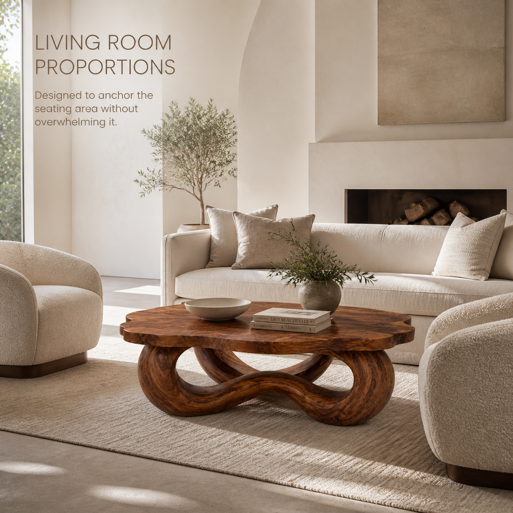 Arden Organic Round Coffee Table - Design 294 - product image 04