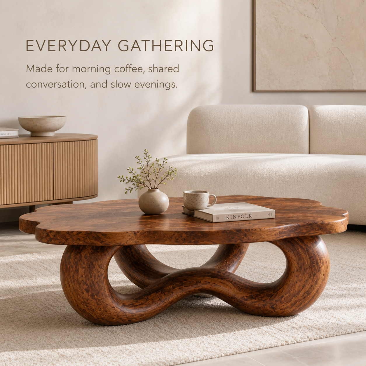 Arden Organic Round Coffee Table - Design 294 - product image 07