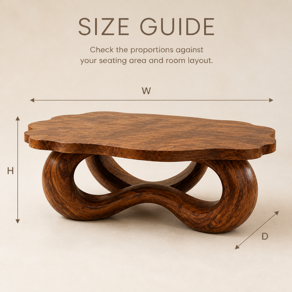 Arden Organic Round Coffee Table - Design 294 - product image 08
