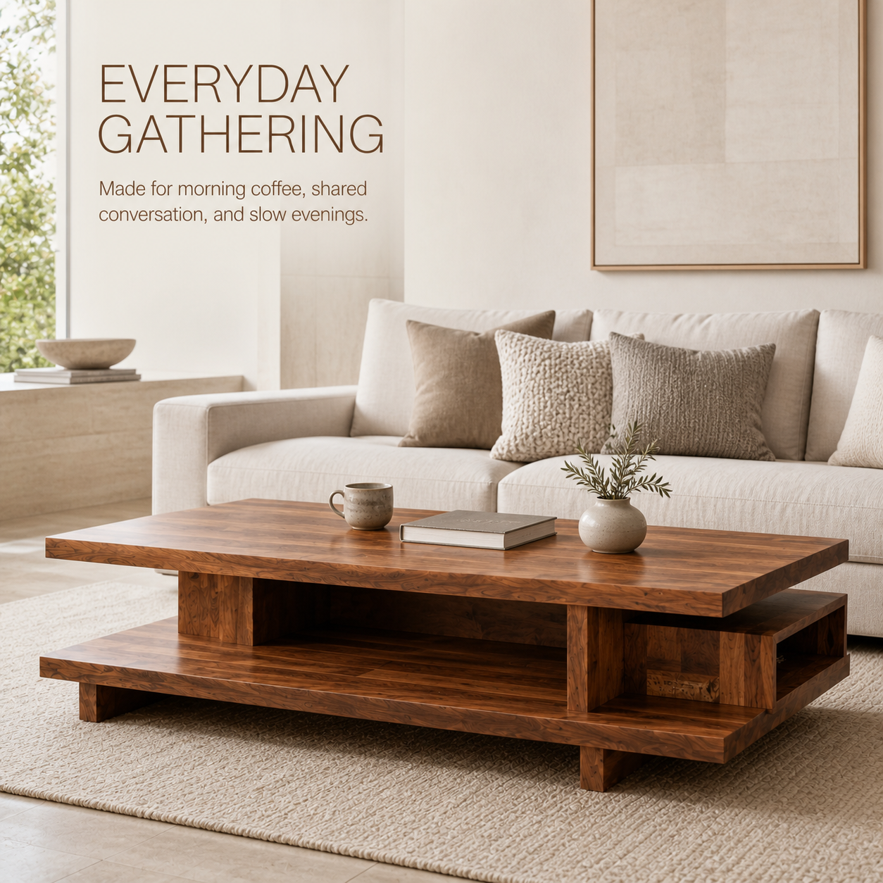 Veyra Gallery Wood Coffee Table - Design 296 - product image 07