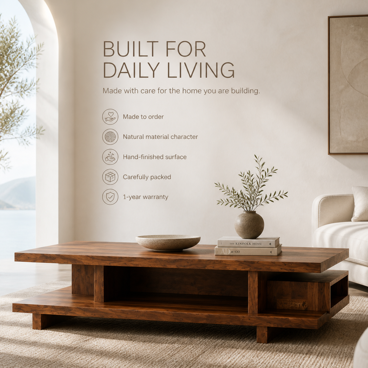 Veyra Gallery Wood Coffee Table - Design 296 - product image 09
