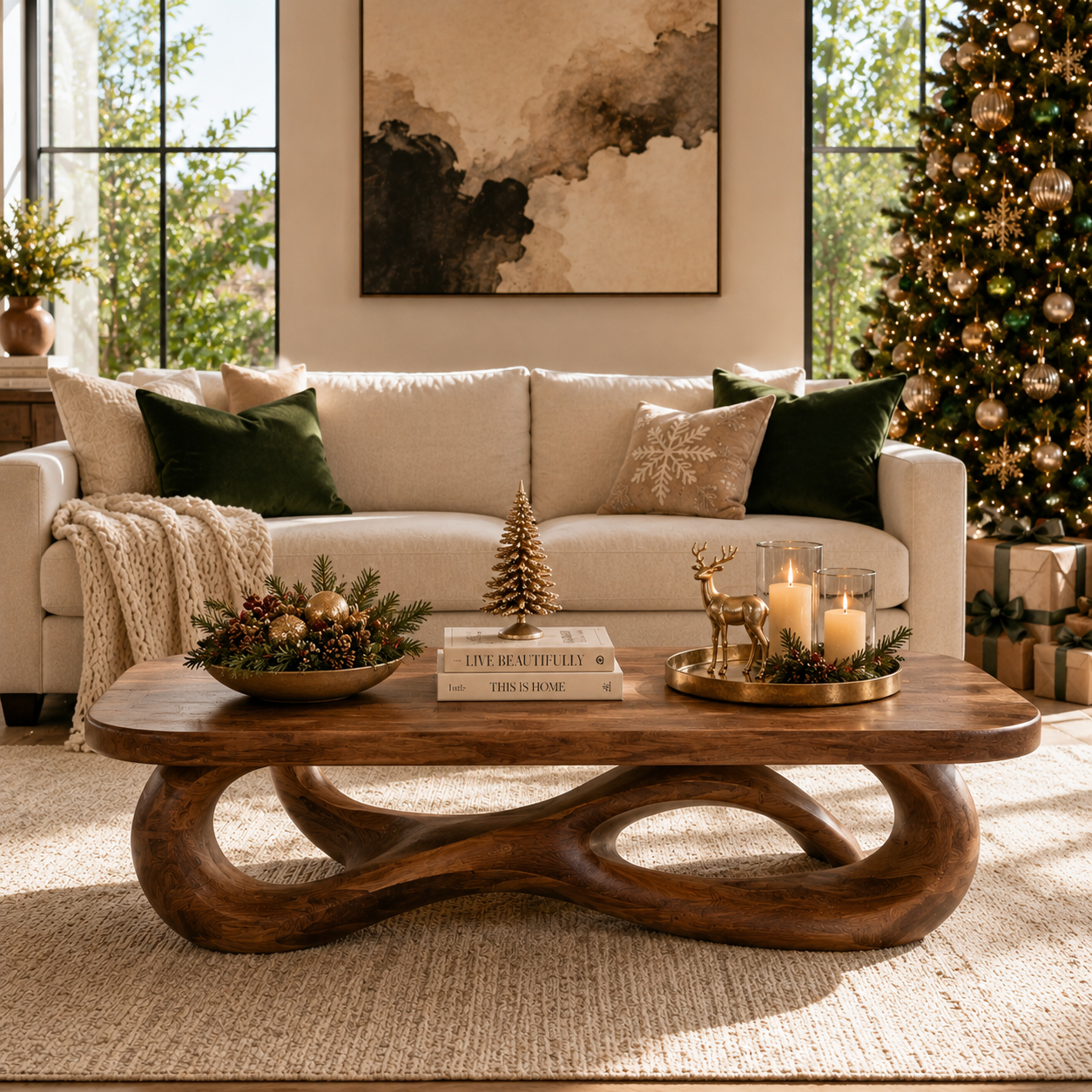 Nolan Arc Living Room Coffee Table - Design 297 - main view