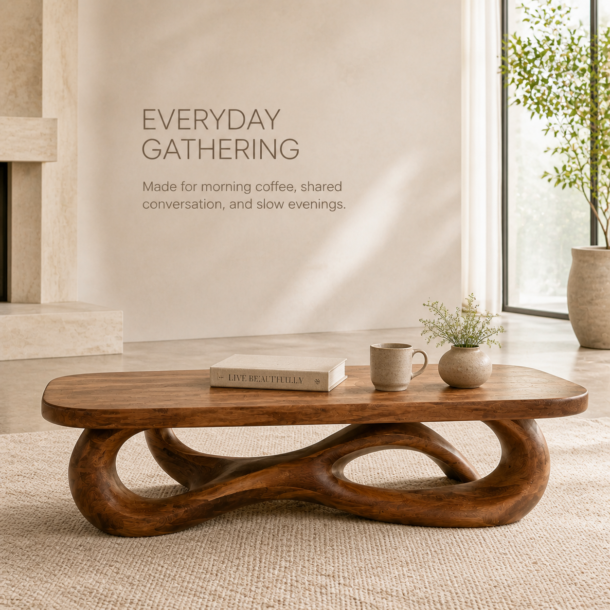 Nolan Arc Living Room Coffee Table - Design 297 - product image 07