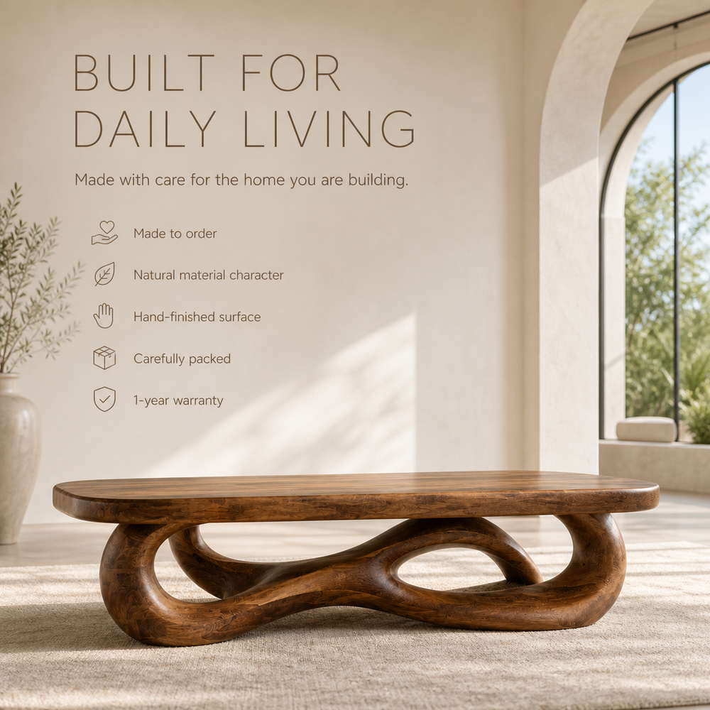 Nolan Arc Living Room Coffee Table - Design 297 - product image 09