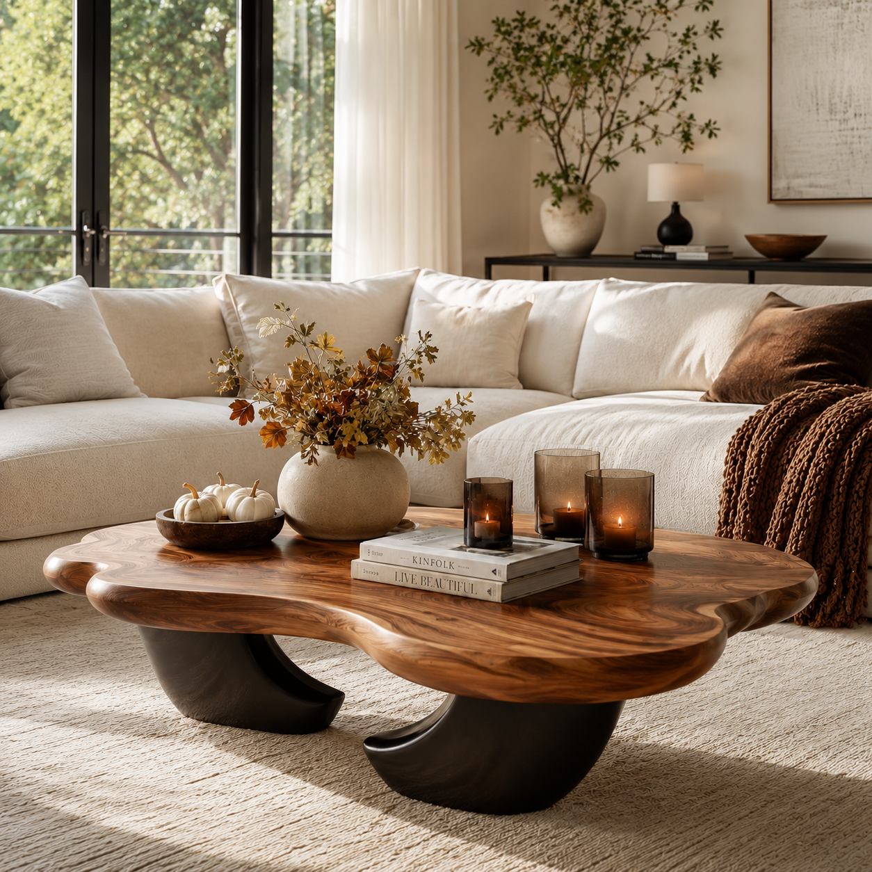 Caldera Sculptural Round Coffee Table - Design 298 - main view