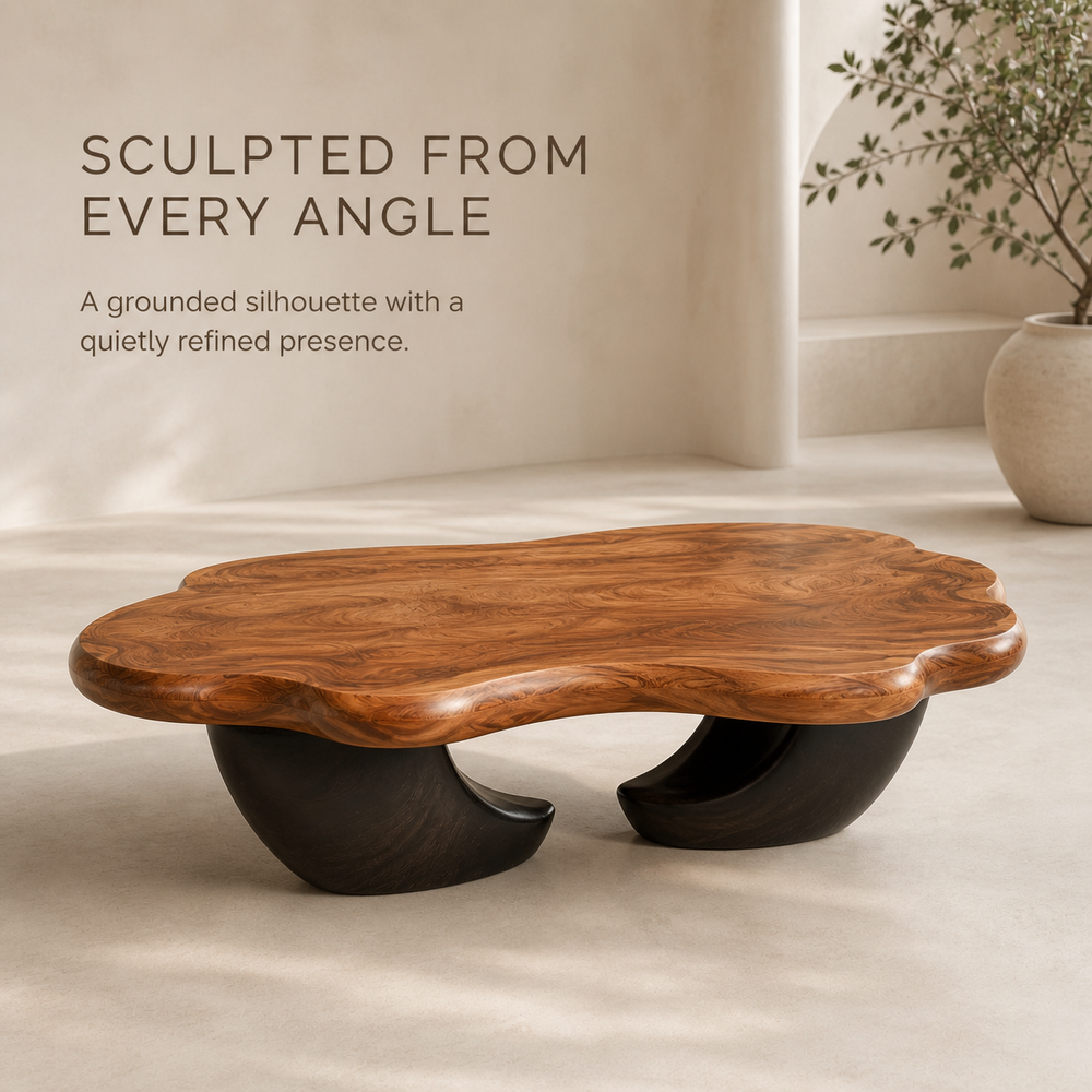 Caldera Sculptural Round Coffee Table - Design 298 - product image 03