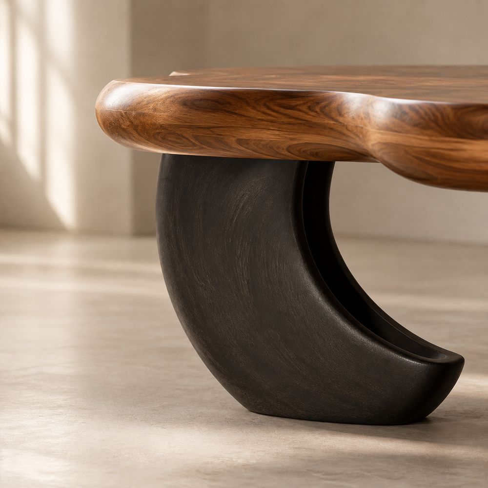 Caldera Sculptural Round Coffee Table - Design 298 - product image 06