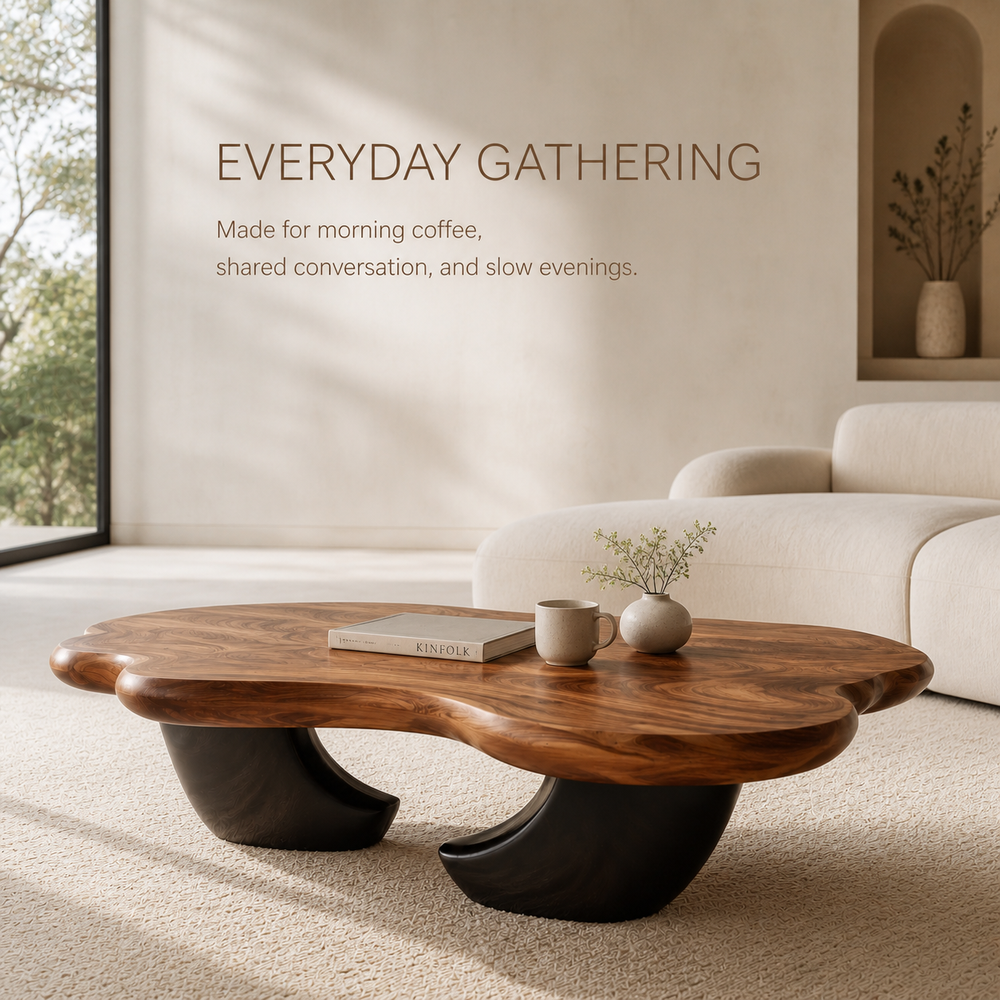 Caldera Sculptural Round Coffee Table - Design 298 - product image 07