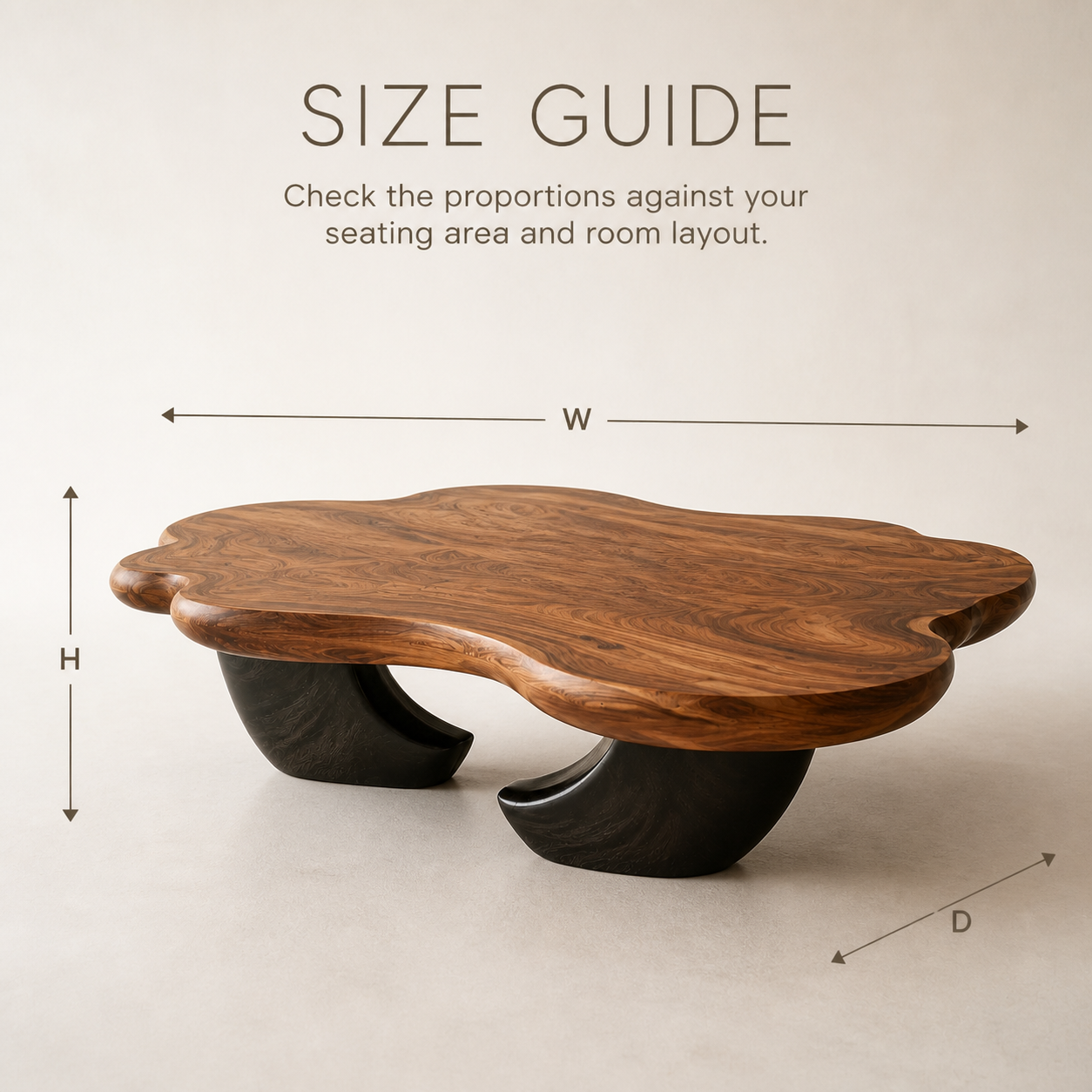 Caldera Sculptural Round Coffee Table - Design 298 - product image 08
