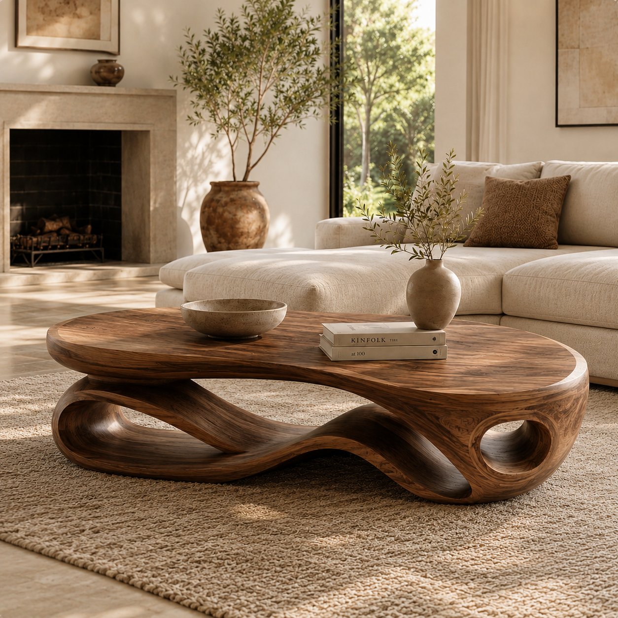 Liora Warm Walnut Coffee Table - Design 299 - main view