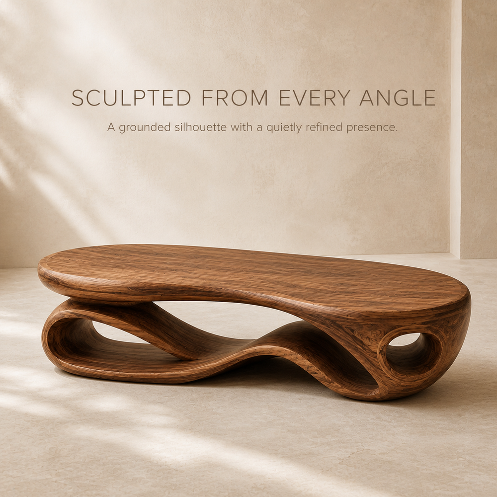 Liora Warm Walnut Coffee Table - Design 299 - product image 03