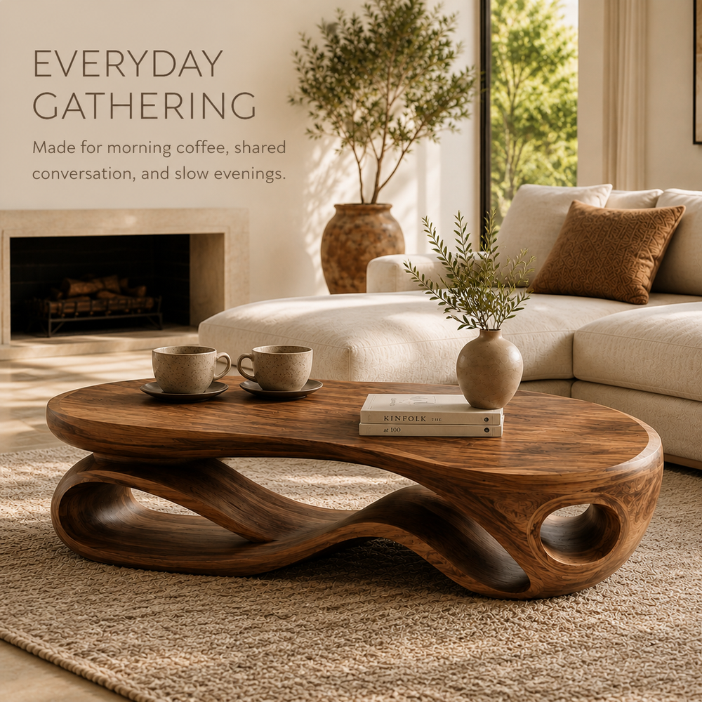 Liora Warm Walnut Coffee Table - Design 299 - product image 07