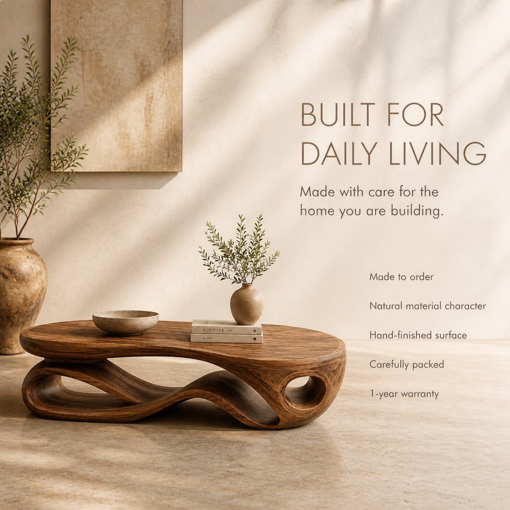 Liora Warm Walnut Coffee Table - Design 299 - product image 09