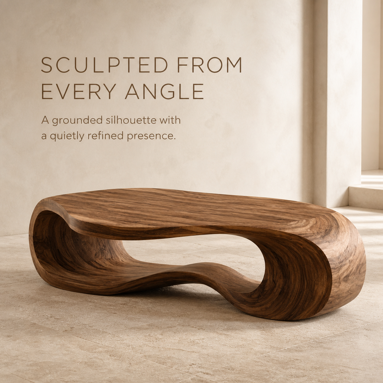 Brielle Sculpted Coffee Table - Design 301 - product image 03