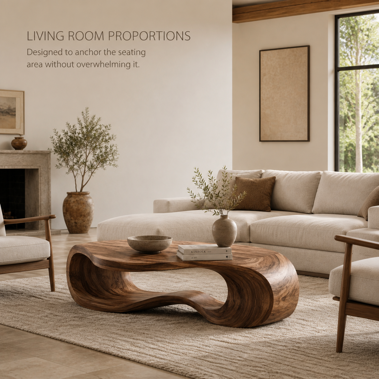 Brielle Sculpted Coffee Table - Design 301 - product image 04