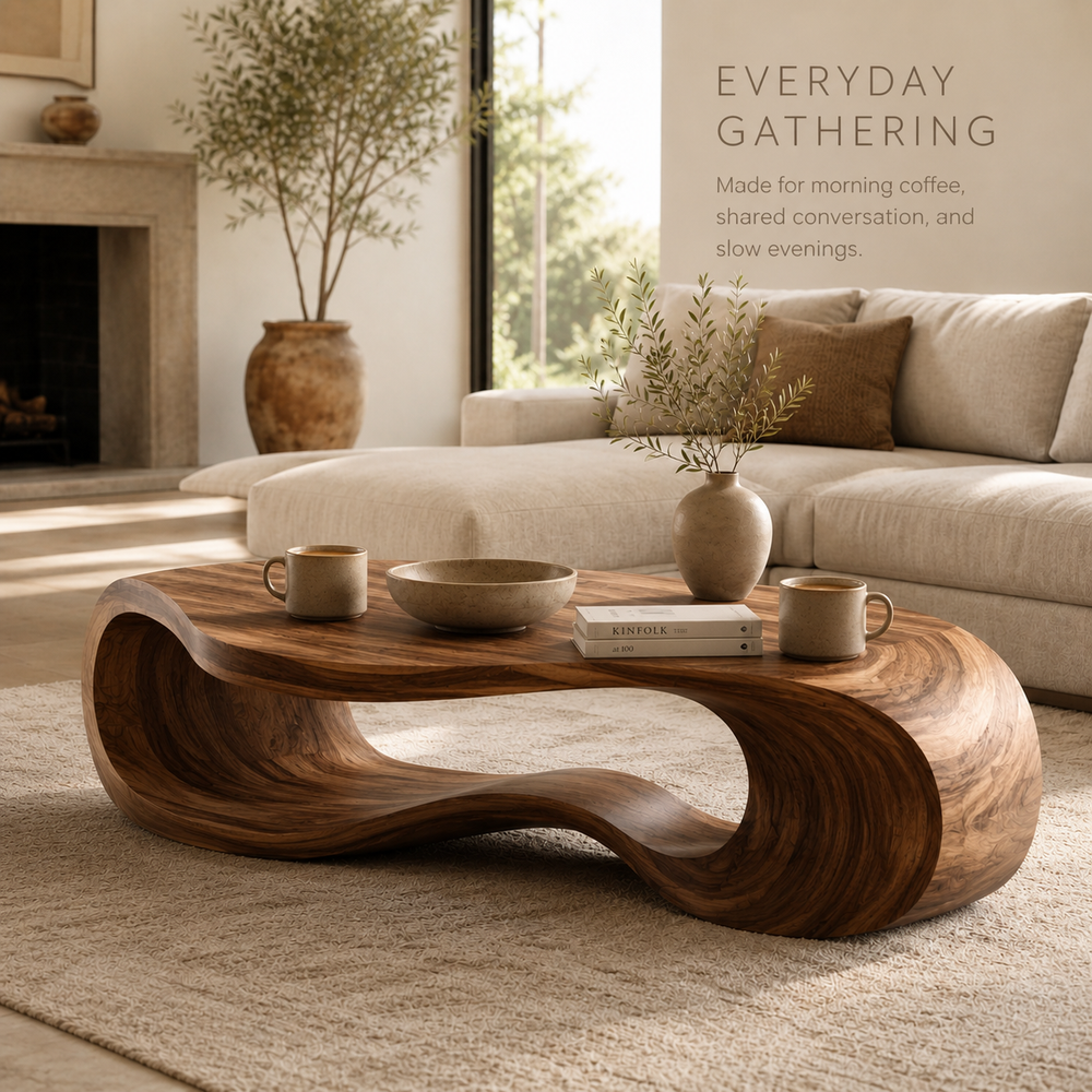 Brielle Sculpted Coffee Table - Design 301 - product image 07