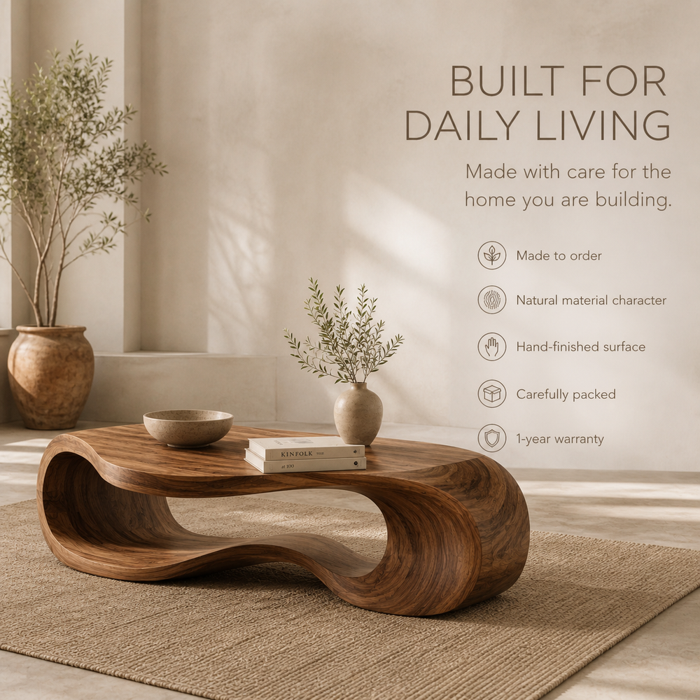 Brielle Sculpted Coffee Table - Design 301 - product image 09